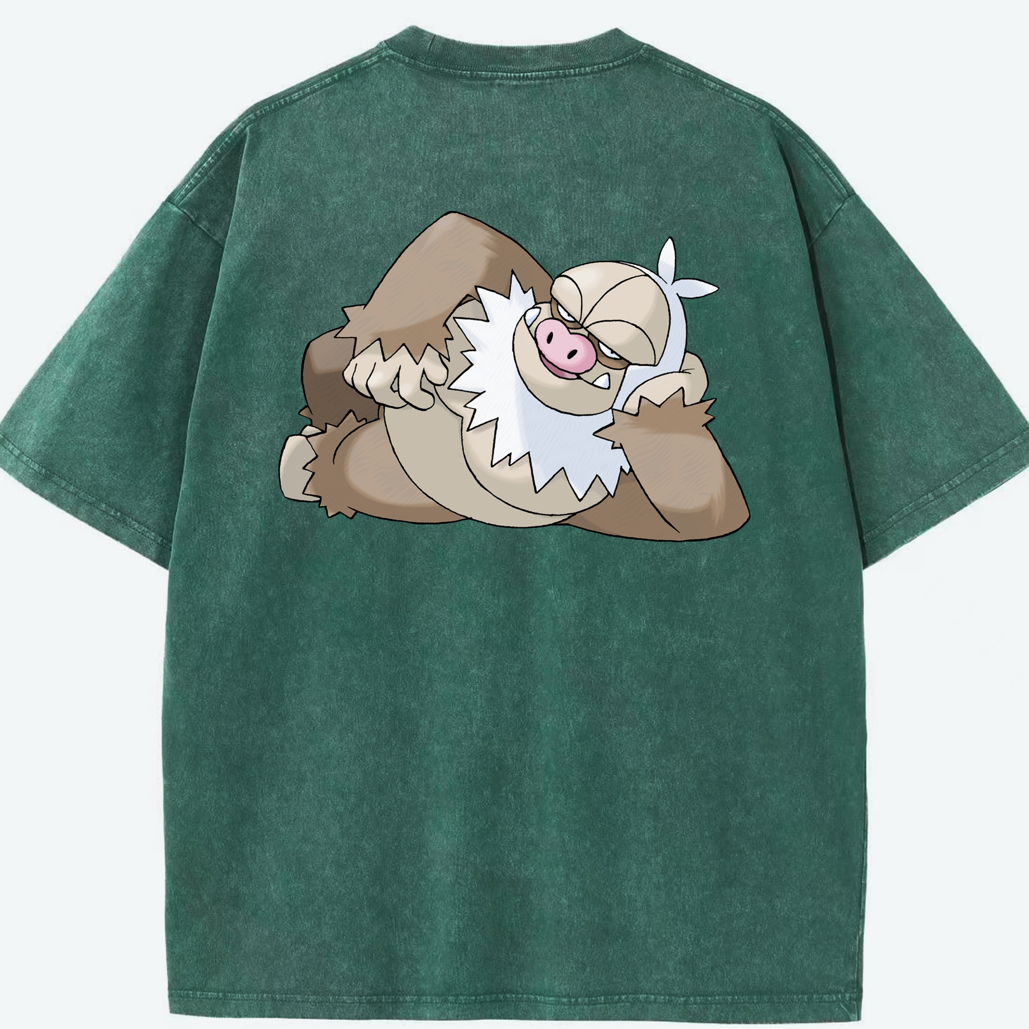 （画像用） ポケットモンスター Pokémon 綿100% ヴィンテージ風 半袖Tシャツ（背面プリント）